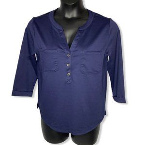 Old Navy V-neck 3/4 Sleeve Blouse